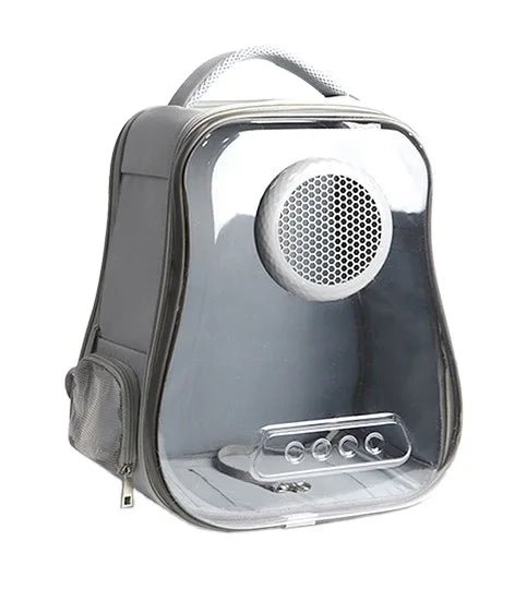 New Release OEM Outdoor Modern Large Capacity Transparent Shell 600D Oxford Space Capsule Breathable Cat Travel Bag Pet Backpack