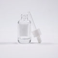 30ml 50ml Frosted Matte Flat Shoulder Glass Cosmetic Bottle Clear Dropper Crown Cap Essential Oil for Skin Care Cream