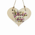 Sublimation Blank Wooden Mdf Heart Shape Welcome Door Sign Doorplate Diy Photo Print Door Plate Hanger