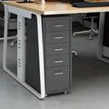 Living Room Furniture Metal Steel Drawer Cabinets 6 Drawers Chest Storage Filing Cabinets MegaBDM