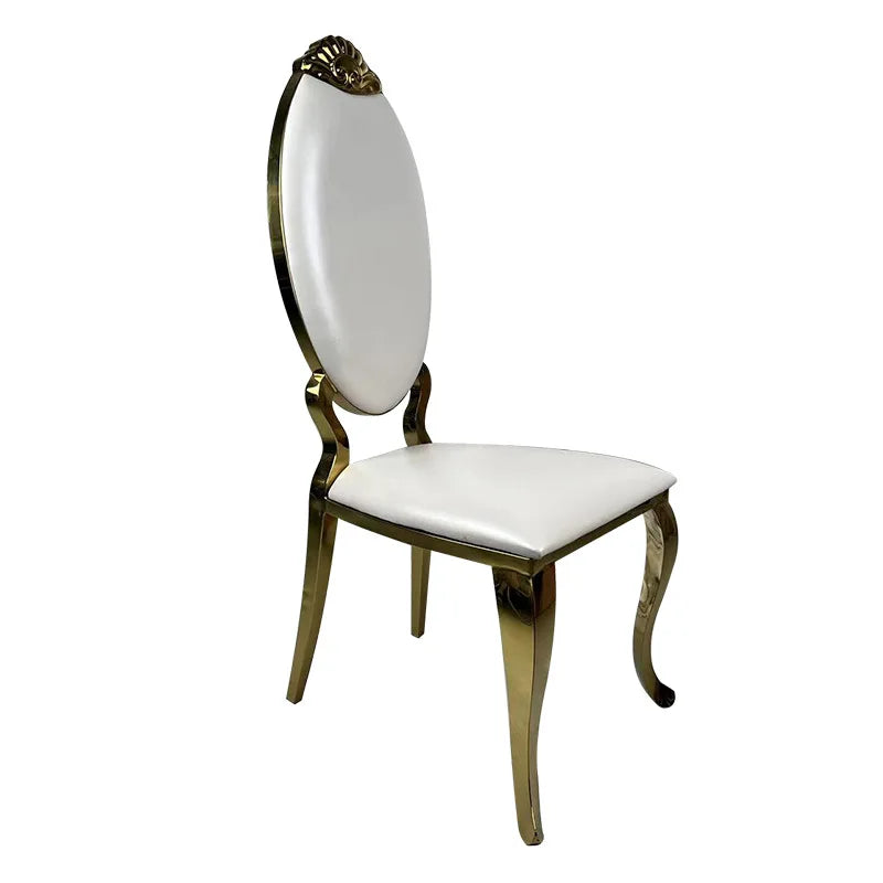 Luxury Scandinavian Dining Chairs Metal Furniture for Home Office Warehouse Hotels Weddings Imported for Kitchen Restaurant Use