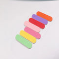 TSZS Wholesale  Manufacture Trade Mini Cute Wooden Nail File Press on Nail Accessories Colorful Double Sided Nail Files