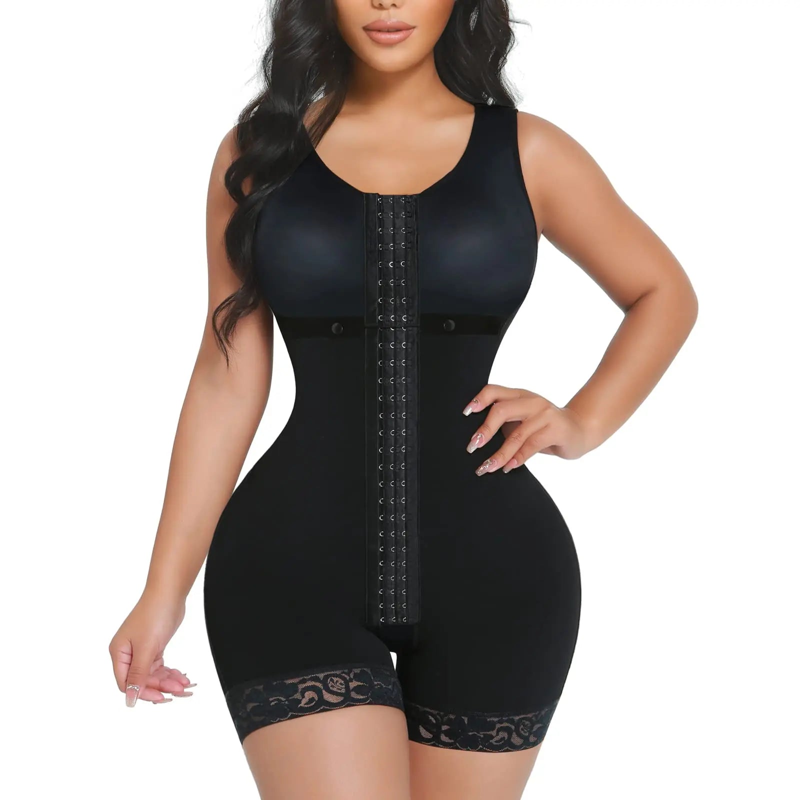 YIYUN Women's New 3-Layer Butt Lifter Waist Body Shaper Colombian Faja Shapewear Tummy Control Slimming Bodysuit Spandex