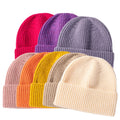2025 Fashion Custom Knit Hats Multi Solid Colored Fisherman Beanies