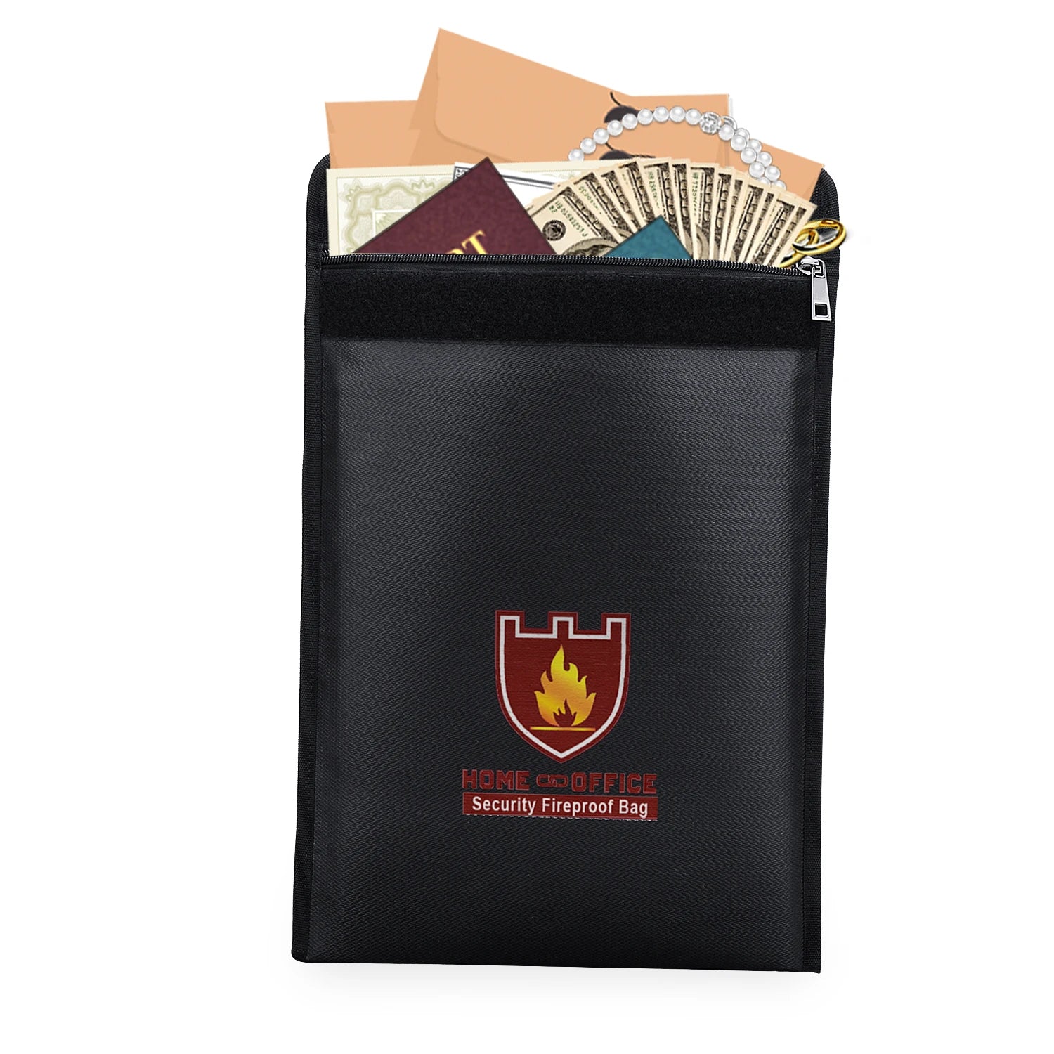 YIHUAXING Customized Fireproof & Waterproof PP Document Bag with Personalized Size and Color for Office School or Home Filing