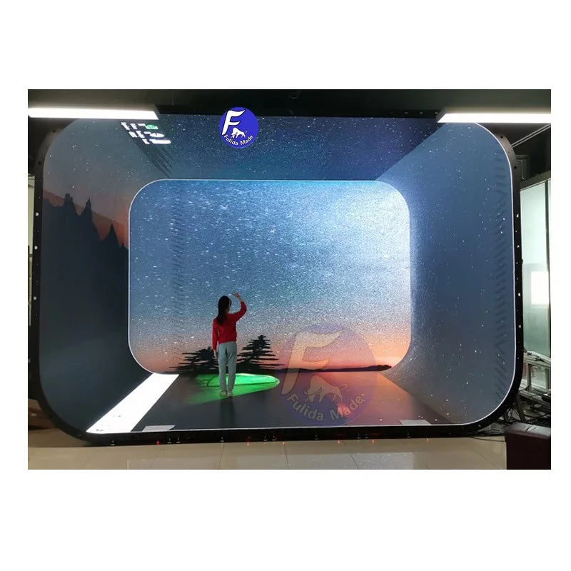 5D Immersive Experience LED Display 4k Led Video Wall Display Small Pitch Hd Video Wall GOB COB P0.9 P1.2 P1.25 Led Screen