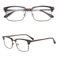 Square Acetate Metal Business Men Eyeglasses Frames 2023 Design Spectacle Frames Lens Glasses Optical Eyewear 2022