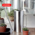 1500ml Long Spout Watering Pot Durable Metal Watering Can Stainless Steel Watering Can for Outdoor and Indoor House Plants