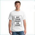 High Quality 100% Premium Cotton T-shirt Custom Print Men t Shirt