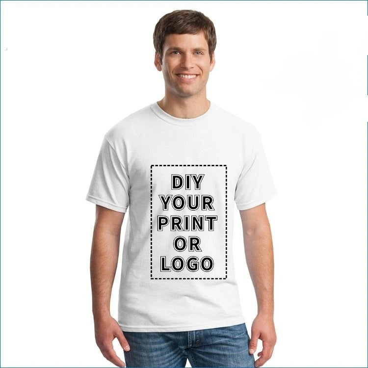 High Quality 100% Premium Cotton T-shirt Custom Print Men t Shirt