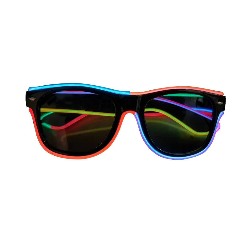Finegreen Lighting's New Arrival Colorful LED Light-Up Neon Glasses for Easter Christmas Father's Day Parties-Luminous Lighting
