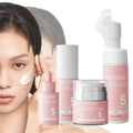 Private Label Natural Organic Vitamin C Moisturizing Rejuvenating Facial Kit Niacinamide Anti-Aging Whitening Skin Care Set MegaBDM