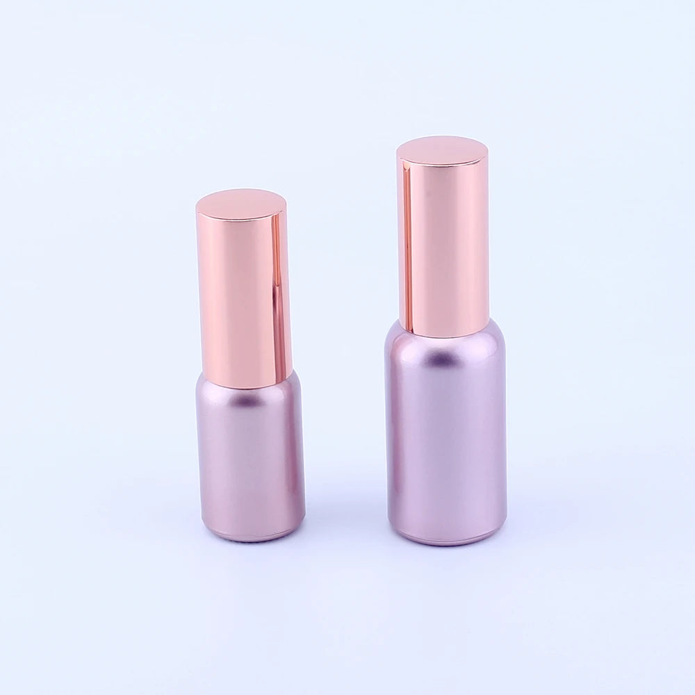 Elegant Rose Gold Transparent Glass Perfume Spray Bottle 5/10/15/20/30/50/100ml 1oz Luxury Cosmetic Packing