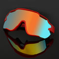 Polarized Cycling Sports Sunglasses with 3 Interchangeable LensesMens Womens Bicycle Goggles MTB Sport Eyewears