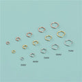 3mm-7mm 925 Sterling Silver Jump Rings Split Rings Connectors for Diy Jewelry Finding Making Accessories Wholesale Supplies
