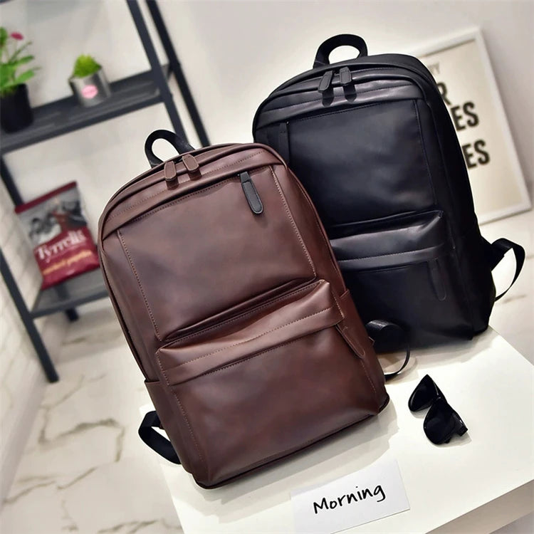 2025 Cute High Plain pink Female Beautiful Girls Best Pu Leather Simple Casual Backpack for College Students MegaBDM