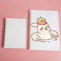 Thermal Sublimation New A4 Horizontal Grid Book Blank Thickened Coil Notebook Simple Student Notebook