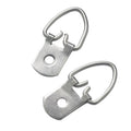 TS-K021 Silver Zinc Plated Single Hole D-Ring Picture Frame Hangers 200 Pack Carton Packed Industrial Use Wall Mount Hooks