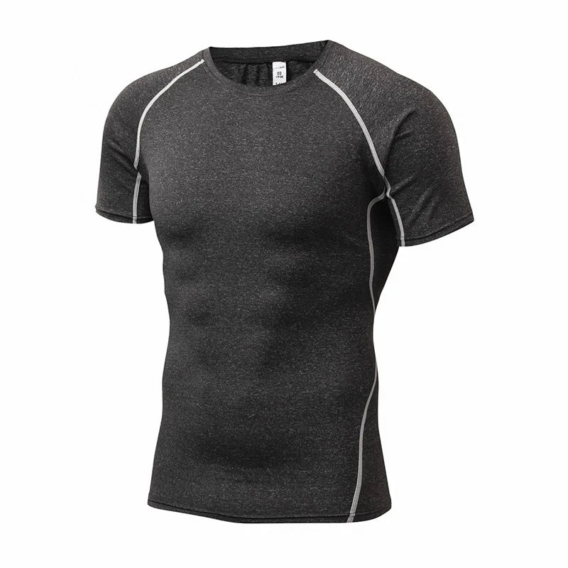 Breathable Custom Wholesale Gym Sport Running New Design Adult Short Sleeve  Fitness Sport Men T-shirt