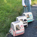 Factory Sale Pet Rolling Carrier Multi-Function New Design Dog Backpack with Wheels Good Quality Cat Breathable Pet Carriers