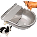 Cow Drinkers Stainless Steel Cattle Water Drinkers Automatic Livestock Floating Ball Cattle Water Bowl for Cows
