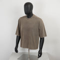 TOPSHOW Custom 100% Cotton Oversized Blank Jersey Short Sleeve Crew Neck Washed Vintage Heavyweight T-shirt