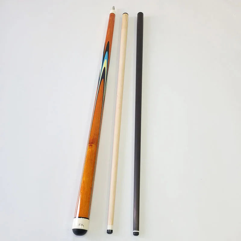 Xmlivet 142cm Length Maple Wood Billiard Pool Cues Tip Size 12mm Radial Pin Cues Stick With Carbon Shaft Billiards Cue Sticks