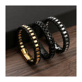 High Quality Multilayered Rope String Bracelet Magnetic Stainless Steel Clasp in Black Premium Genuine Leather Bracelet for Men