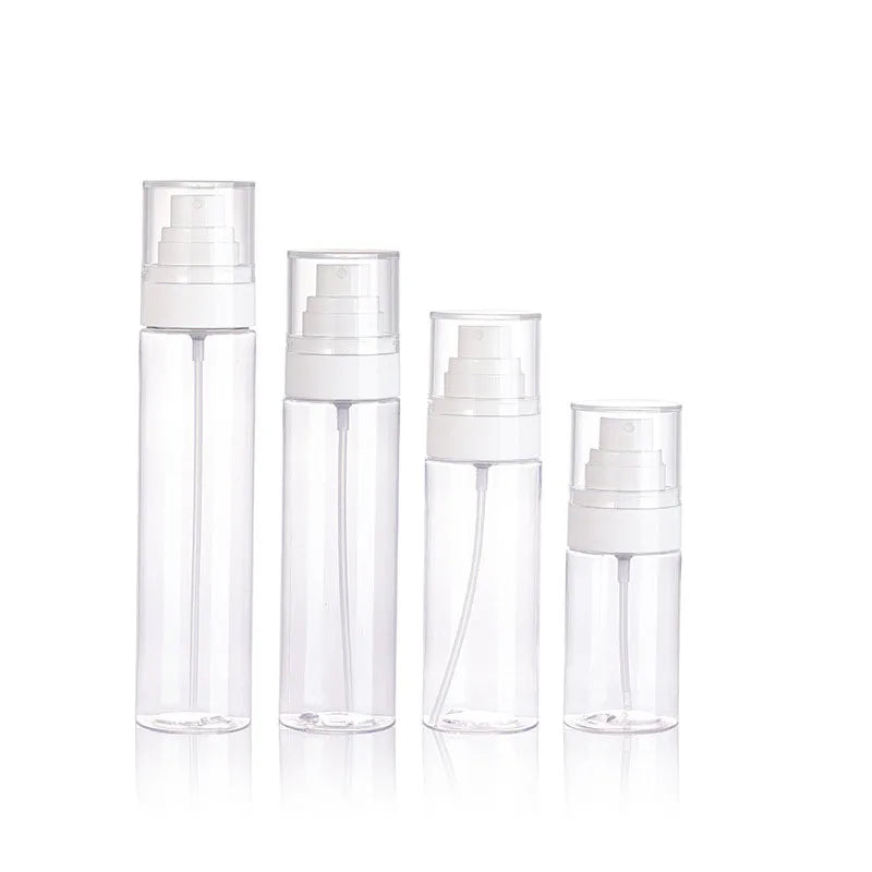 Cosmetic Mist 100ML/120ML/150ML Plastic Spray Bottle with Pump for Shampoo Lotion Skin Care Serum