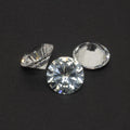HanYu High Quality Low Price Loose Round Brilliant Cut #12 White Corundum 12mm for Jewelry Making Gemstone