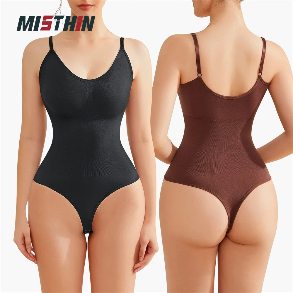 Custom Shaping Full Body Women T Back Bodysuit Waist Trainer Shapewear Underwear Thong Panties Tummy Control Shaper for Women
