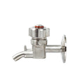 High Output Sanitary Stainless Steel Spiral Type Safety Structure Manual Operation Gas Sampling Valve Beer Faucet for Beer Tank