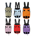 Custom Logo XL Short Plush Dog Chest Bag Cute Animal Pattern Pet Travel Carrier Soft Comfortable Mesh Cotton Linen Plastic