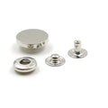 Iron Zinc Alloy Hang Plating Snap Button for Leather Jackets-Shuoke Brand