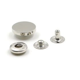 Iron Zinc Alloy Hang Plating Snap Button for Leather Jackets-Shuoke Brand