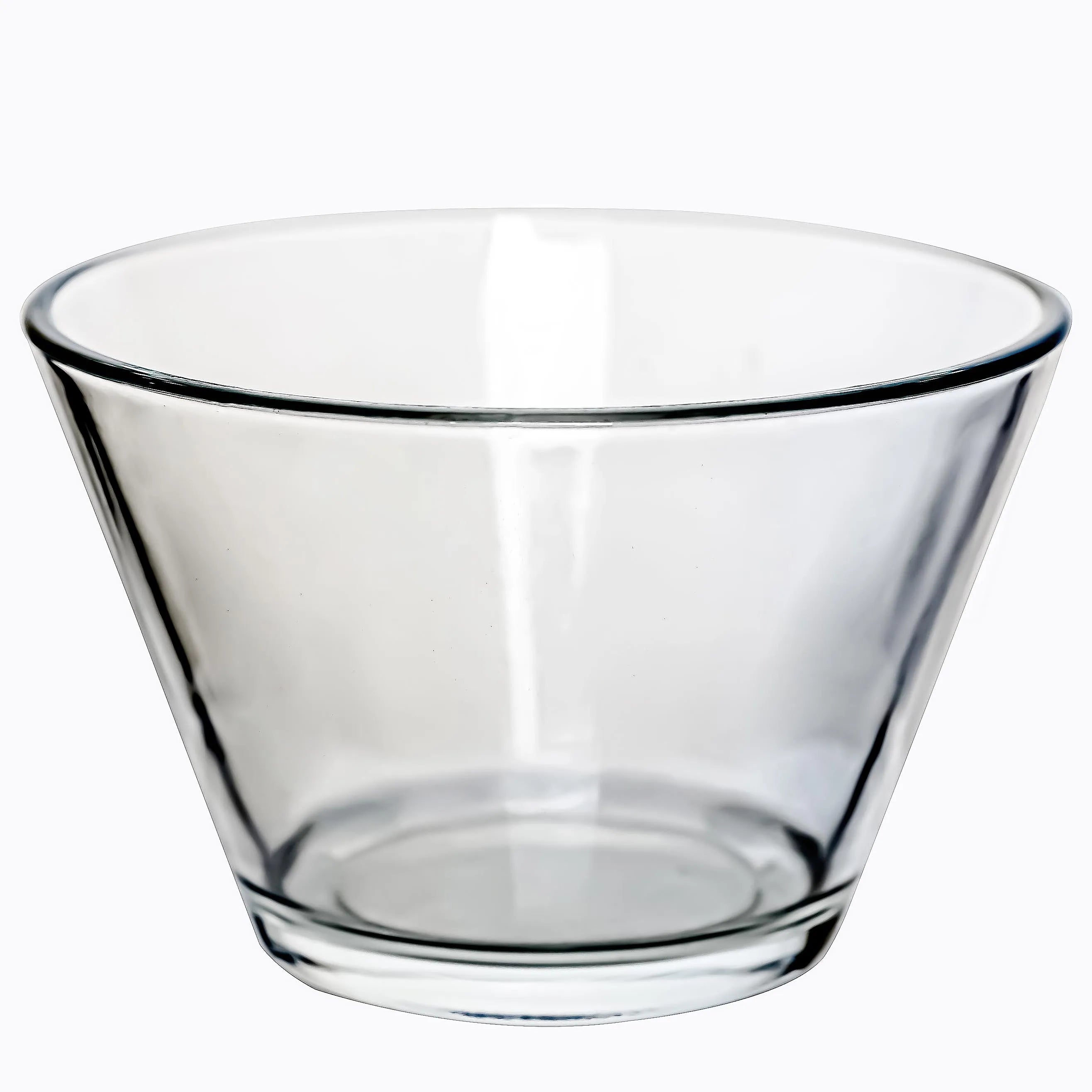 Factory Hot Selling Eco-Friendly 6.5inch Crystal Clear Glass Fruit Salad Bowl for Home Party and Business Gifts