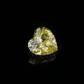 Starsgem Fancy Vivid Yellow Color Lab Diamond Heart Shape VS1 Clarity Lab Grown Diamond