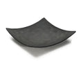 Wholesale Eco-Friendly Food Grade Dinner Plates 6/8/9/10 Inch Black Matte Plastic Unbreakable Restaurant Square Melamine Plate