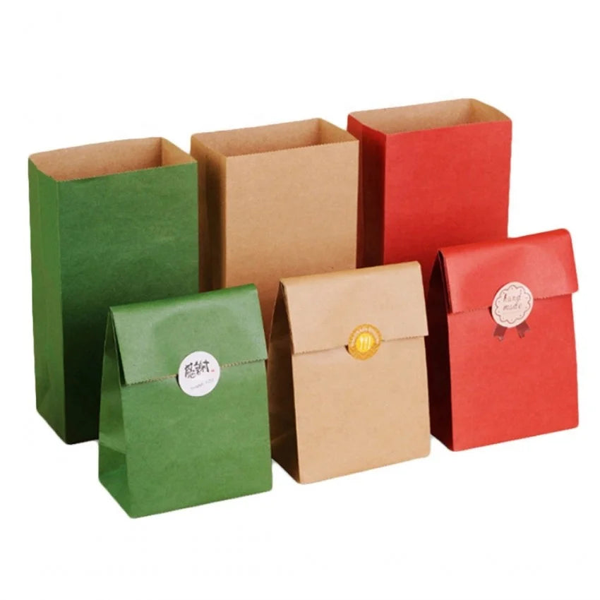 Resealable Bags Stand up Snack Packing Zipper Pouch Bags Kraft Paper Black Zip Lock Black Cosmetic Packaging PE KEYI