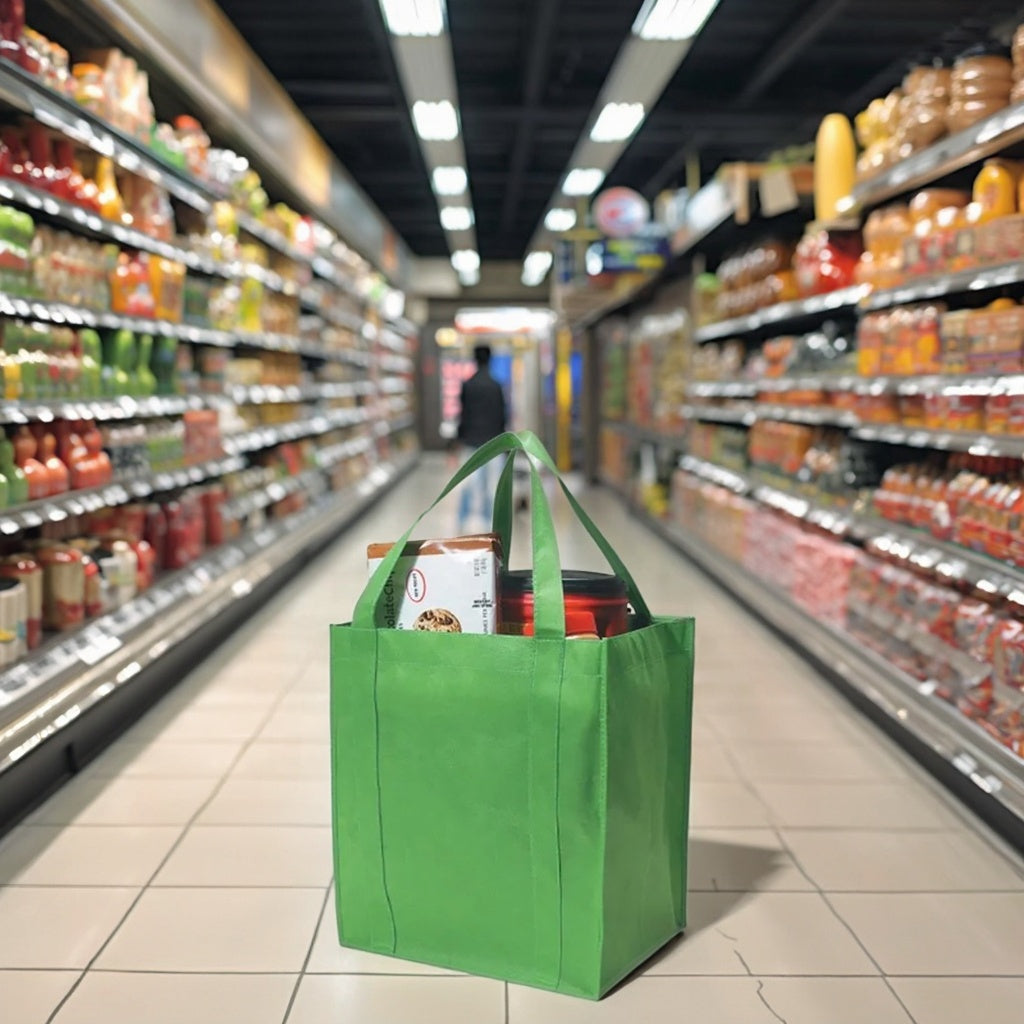 Non-Woven Party Favor Bags Colorful Reusable Grocery Bags for Gifts Celebrations Small Bag for Shopping Birthday Party