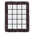 Factory Original Popular Design Diy Photo Printable 20 Panels Sublimation Blank Velvet Throw Blanket With Fringe