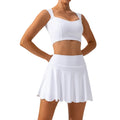 Gym Active Luxury Clothes Summer Bright Color Sexy Bra Yoga Skirts Active Workout Sets for Women