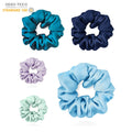 Customized Luxury French Silk Scrunchie Elegant 19mm 100% Mulberry Silk Scrunchies Wholesale Large Size Scrunchies for Women