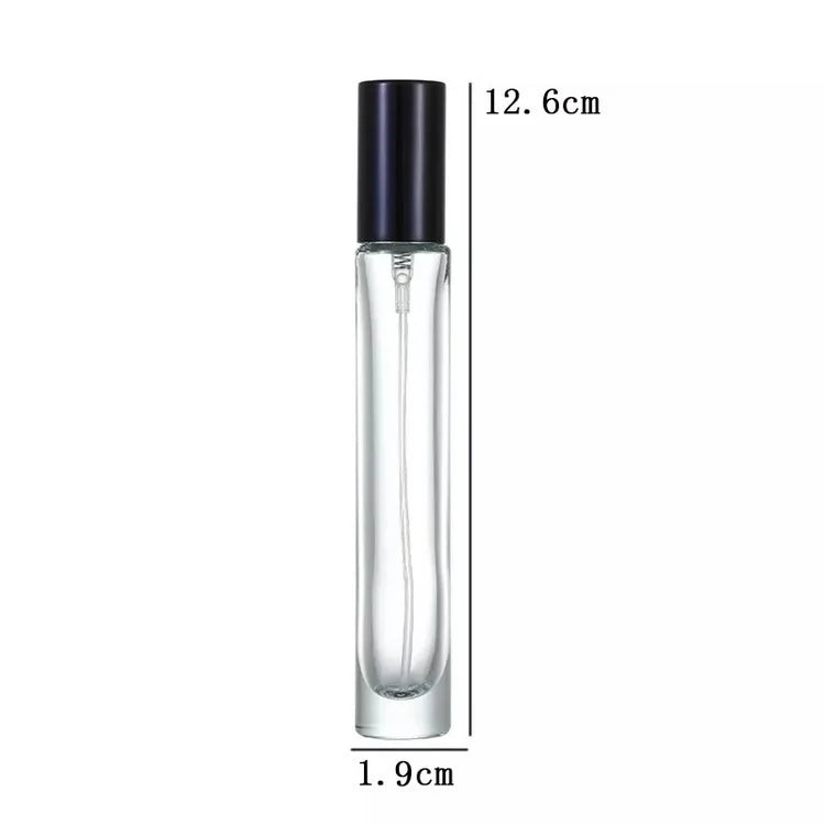 10ml 5ml Custom Refillable Sample Spray Clear Mini Glass Perfume Bottles