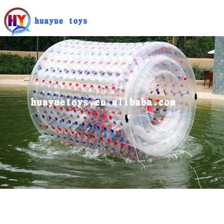 Inflatable Water Roller Pool Toys Inflatable Hamster Roller Wheel Floating Inflatable Water Sport Games Entertainment Park Game