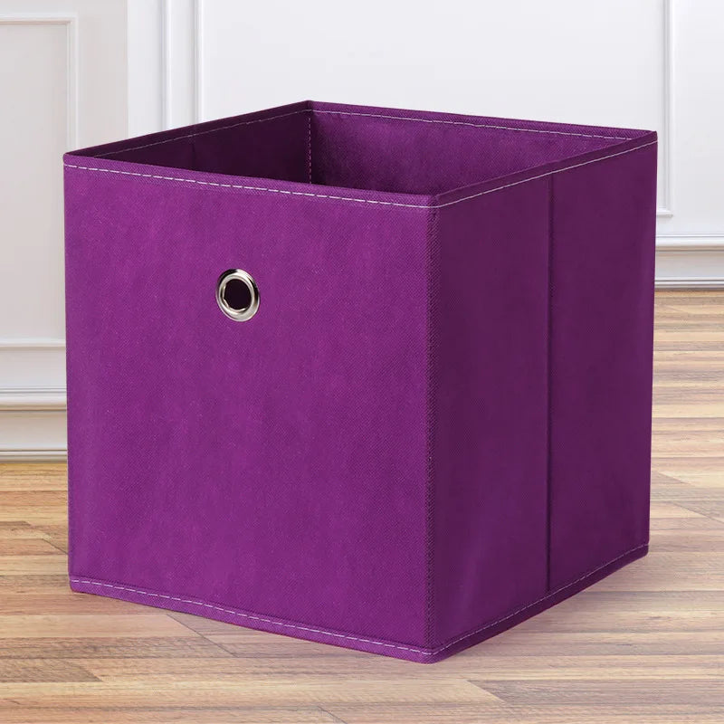 Large Capacity Home Custom Color Non-Woven Storage Box Foldable Fabric Organizer
