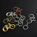 Zinc Alloy Bicycle Bottle Opener Keychain Men and Women's Key Ring Metal Beer Opener