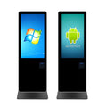 43 Inch Ultra-Thin Floor Stand Digital Signage - Backlit LCD Display for Mall/Public