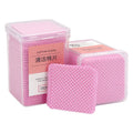 Private Label Eyelash Extensions Glue Wipe Pads Lint-Free Cotton Wipes for Nozzle Adhesive Remover & Eyelashes Tool