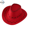 Custom Size Design Retro Cowboy Hat Sunshade Wide Brim Fedora Hat for Adults for Outdoor Travel Beach Party